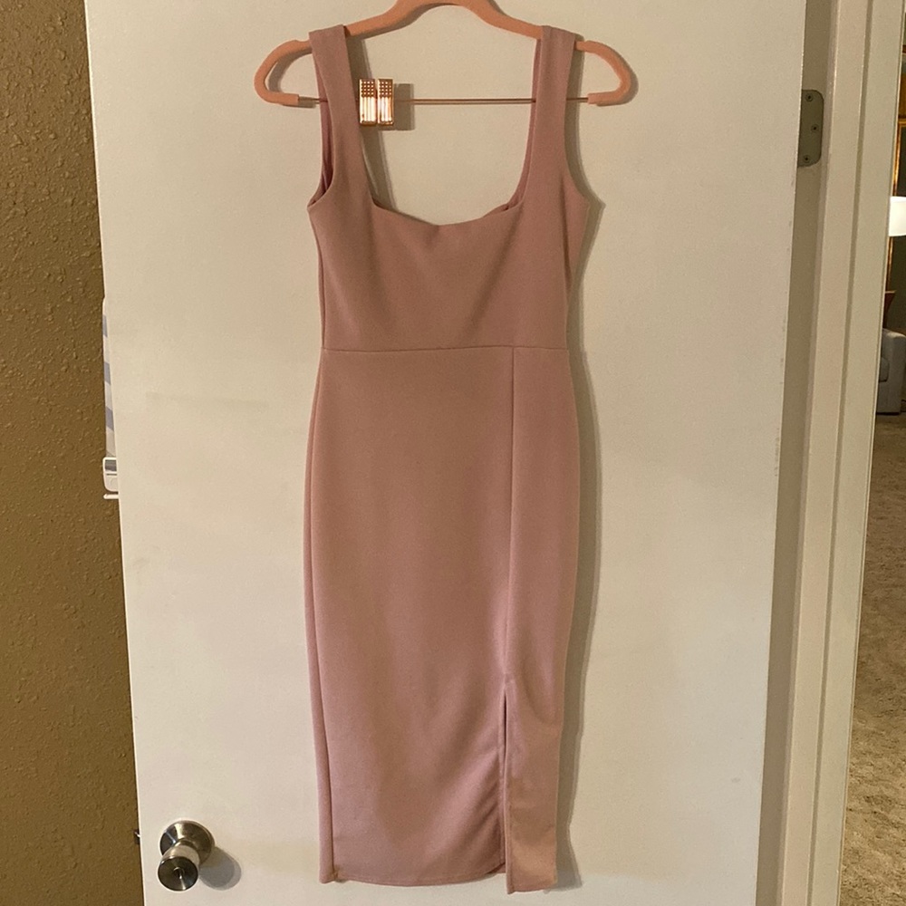 Nasty Gal Mauve MIDI Dress